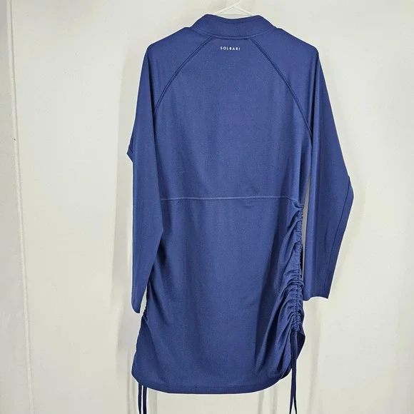 Solbari Swim Dress Navy Blue Solar Barrier UV Protection UPF 50+ NWT Size L - Picture 7 of 9